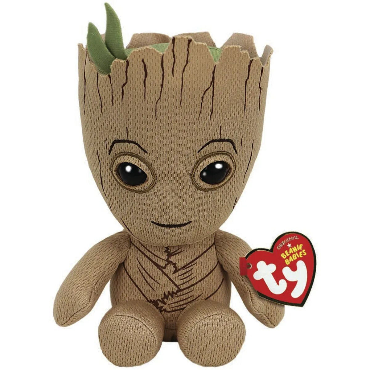 ty Marvel Avengers Plüsch Beanie Baby Groot, 15 cm