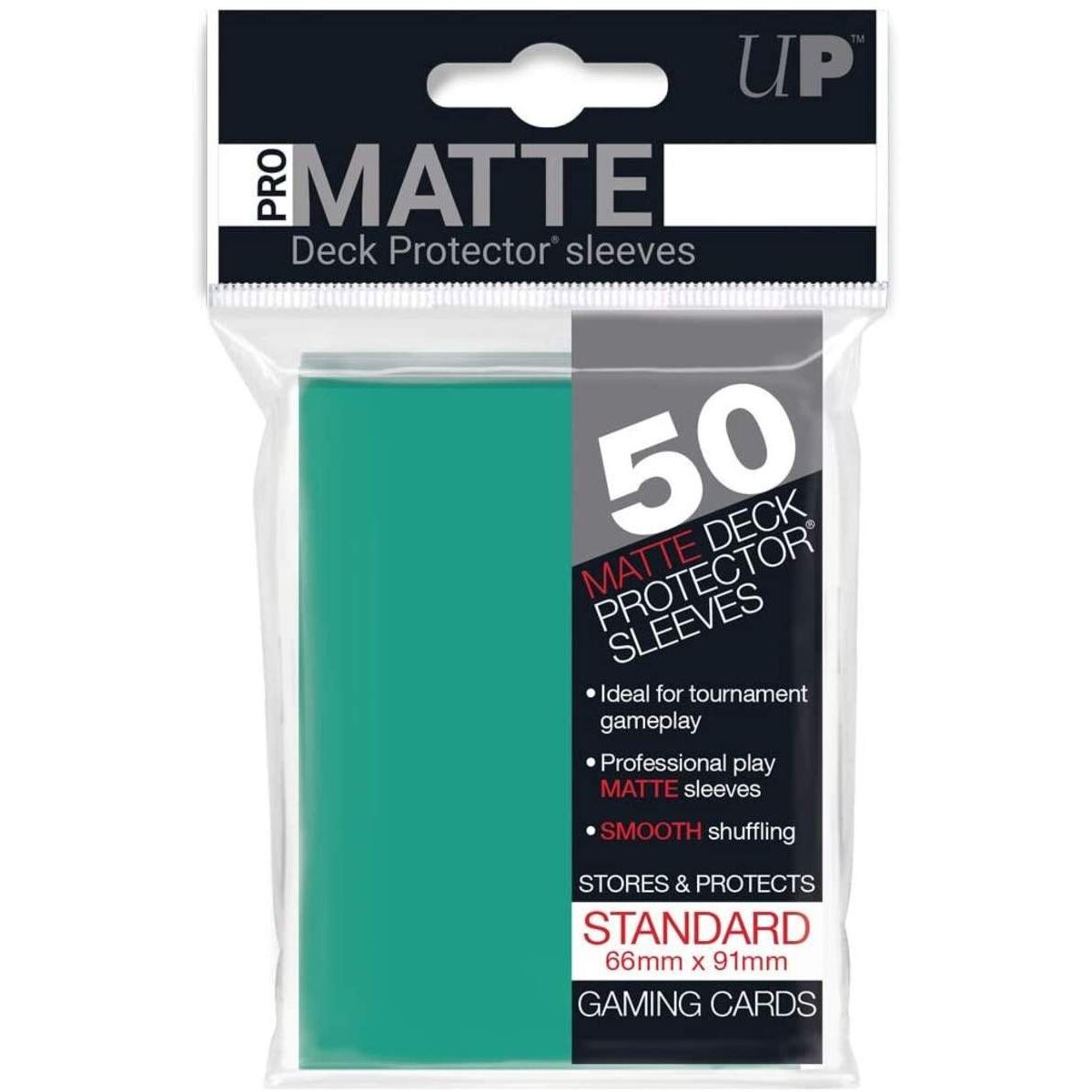 Ultra Pro Matte Sleeves, Aqua, 50 Stück