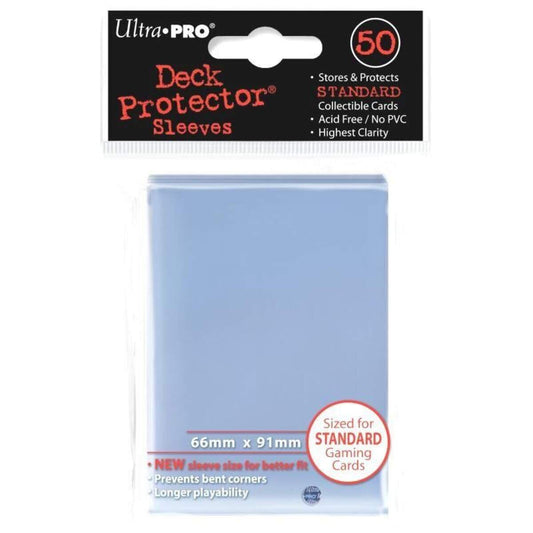 Ultra Pro Protector Clear / Deckhüllen transparent, 50 Stück