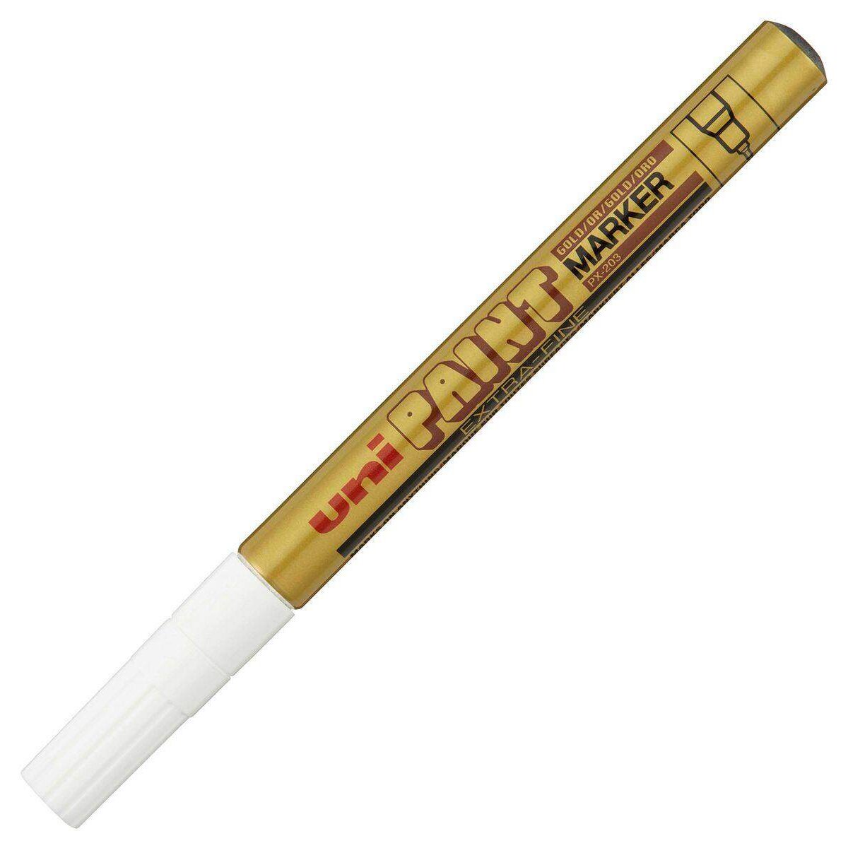 uni-ball Lackmarker Uni Paint PX-203, mit feiner Spitze, gold
