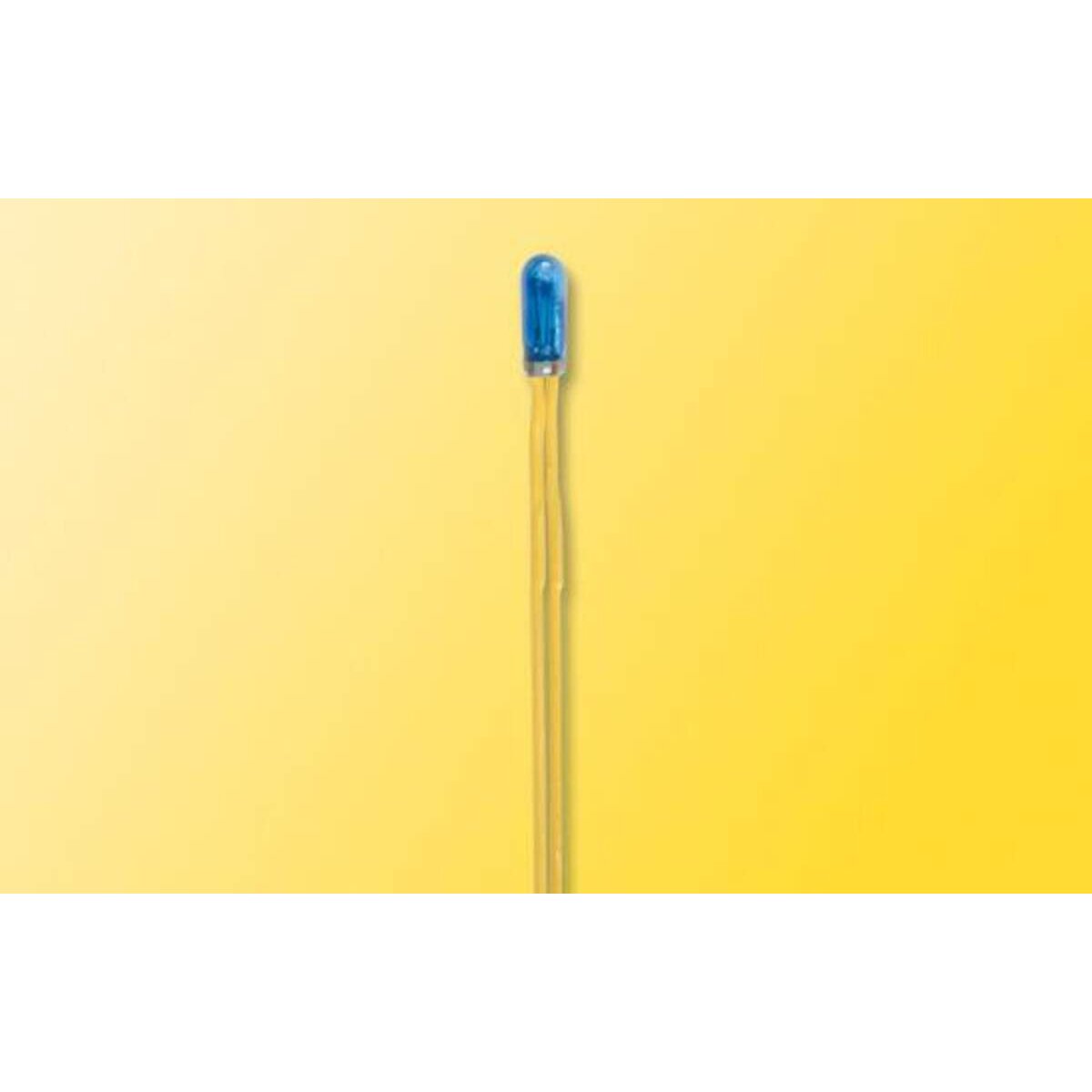 Viessmann 2 Glühlampen blau T3/4 Ø 2,3 mm 2 Kabel, 12 V, 50 mA