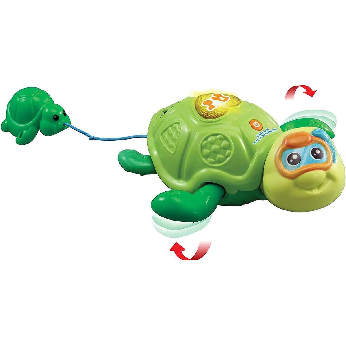 Vtech 80-547904 Großer Plansch Spaß, Aufzieh Schildkröte