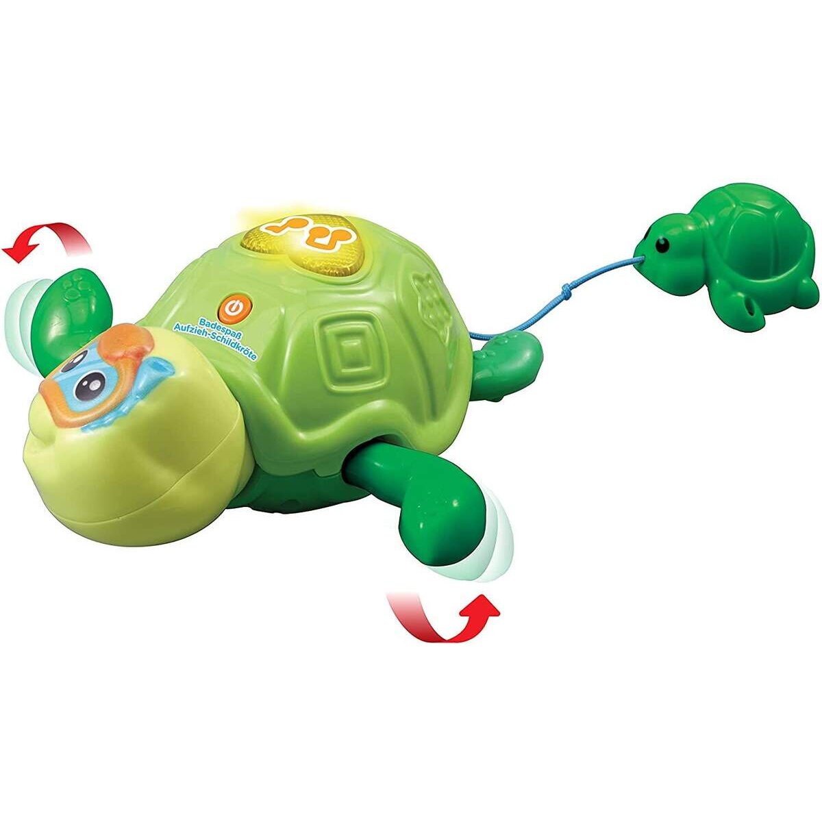 Vtech 80-547904 Großer Plansch Spaß, Aufzieh Schildkröte