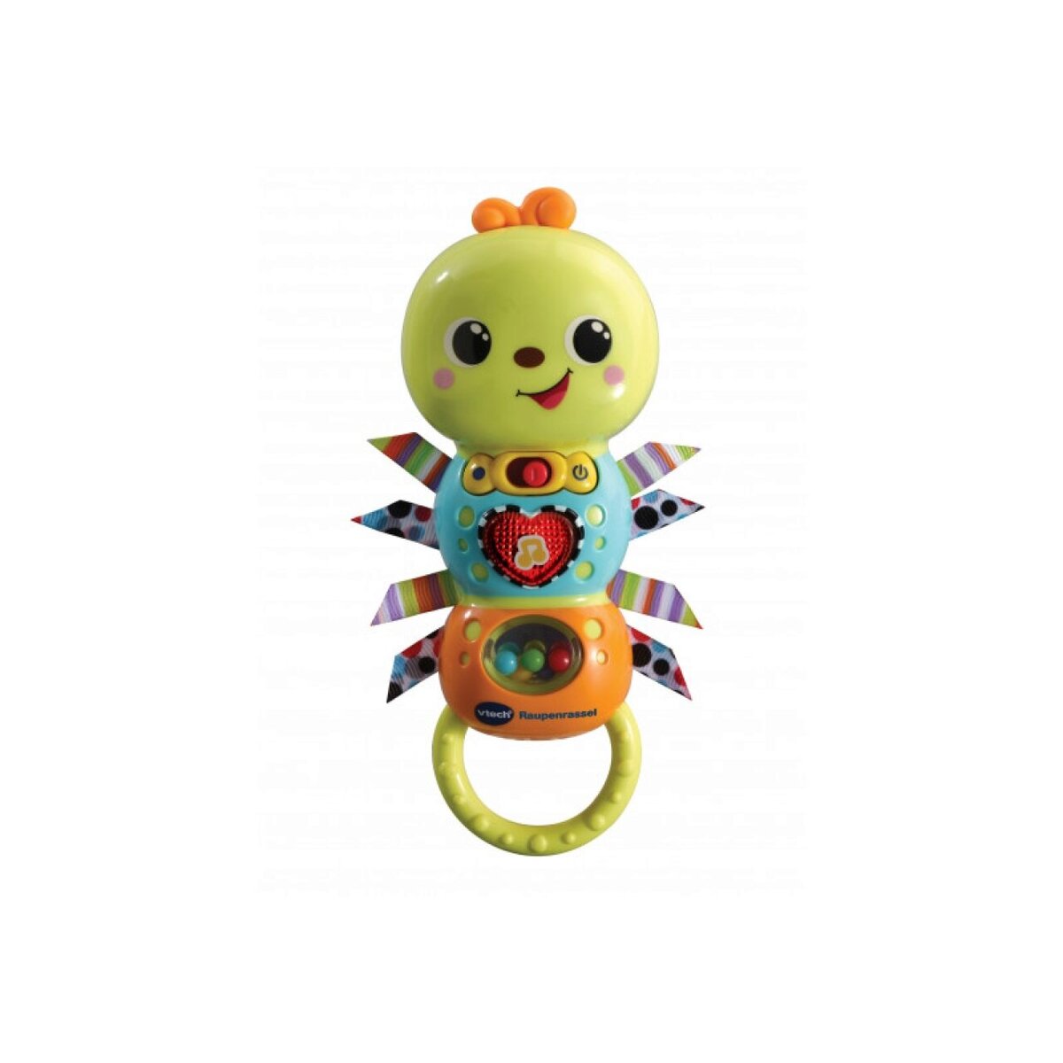 VTech Baby Raupenrassel bunt 9,5 x 5,15 x 17,15 cm batteriebetrieben