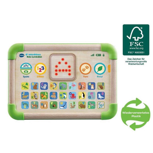 Vtech Interaktives Holz-Lerntablet 80-613504