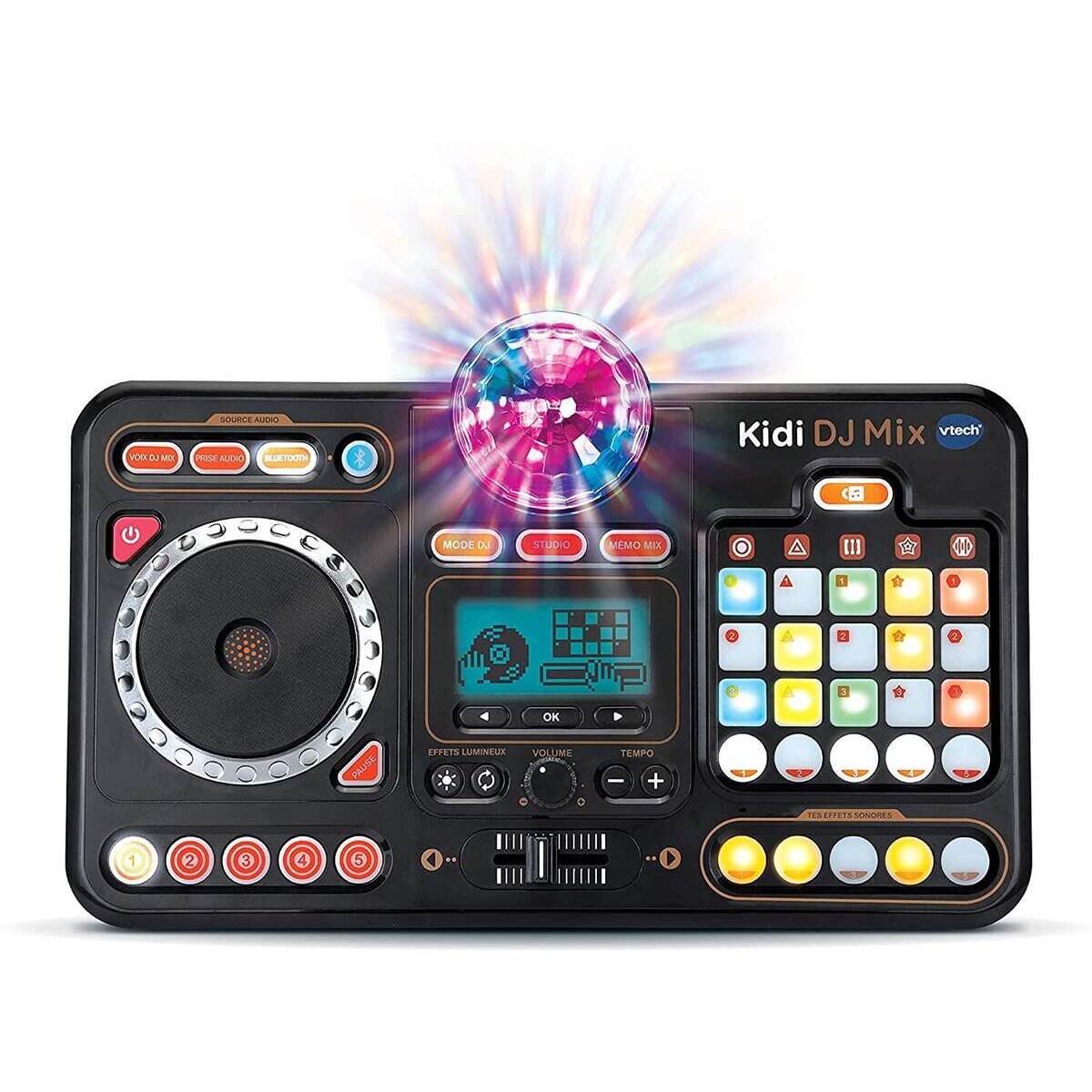 VTech Kidi DJ Mix – 10-in-1 DJ-Mischpult mit Launchpad, Jog-Wheel und vielen Effekten