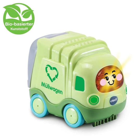 VTech Tut Tut Baby Flitzer - Müllwagen (aus bio-basiertem Kunststoff)