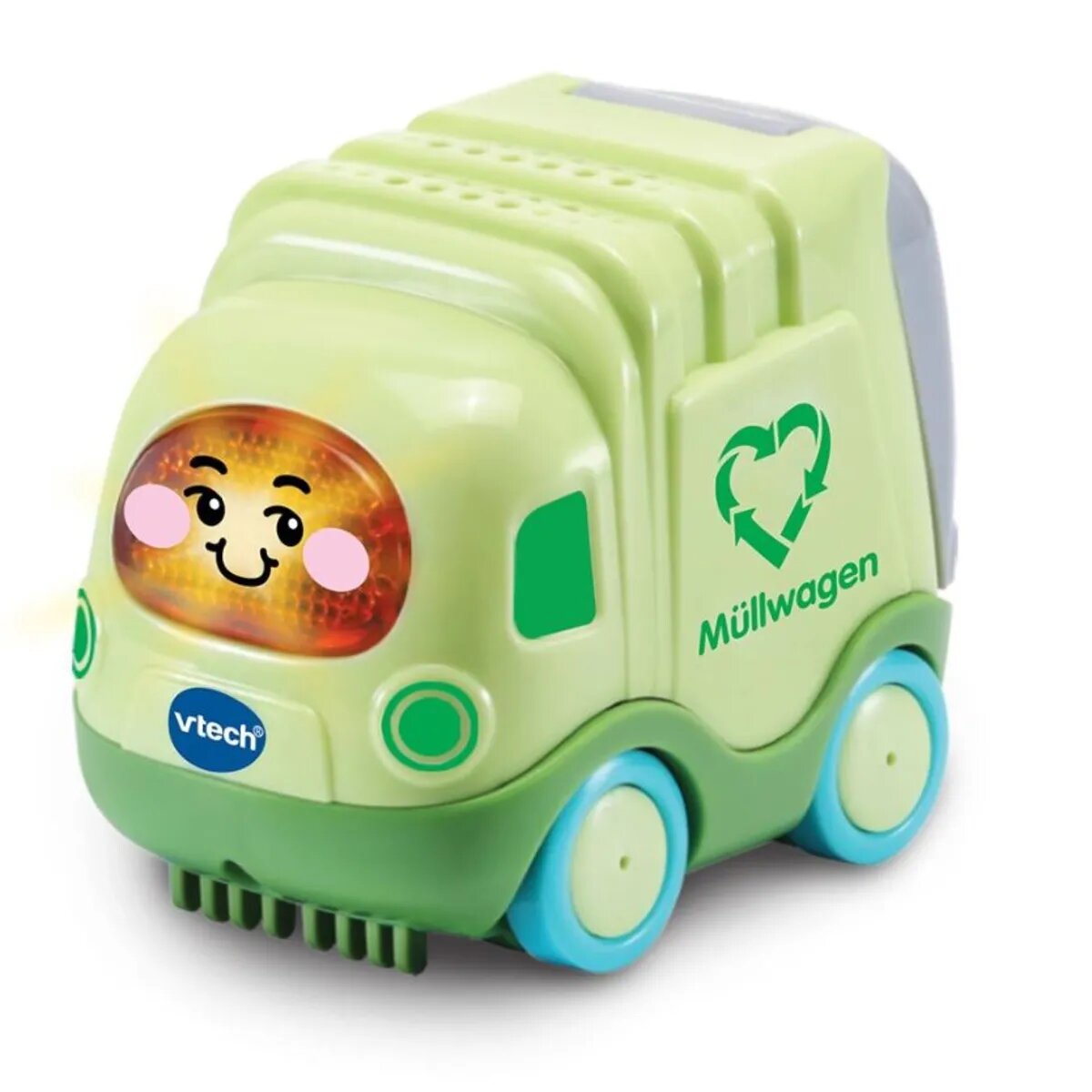 VTech Tut Tut Baby Flitzer - Müllwagen (aus bio-basiertem Kunststoff)