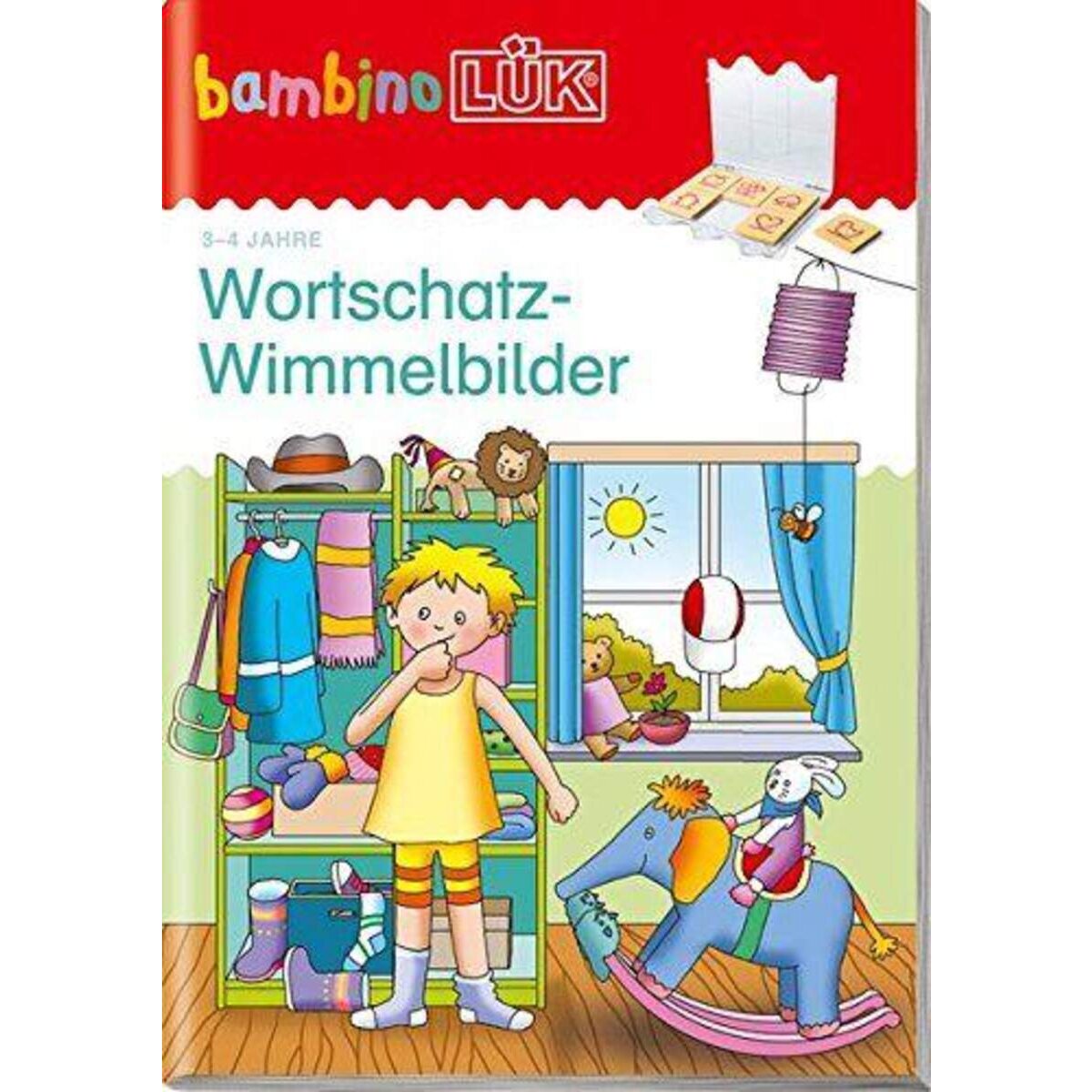 Westermann bambino LÜK Wortschatz-Wimmelbilder Einkaufen, Essen, Kleidung