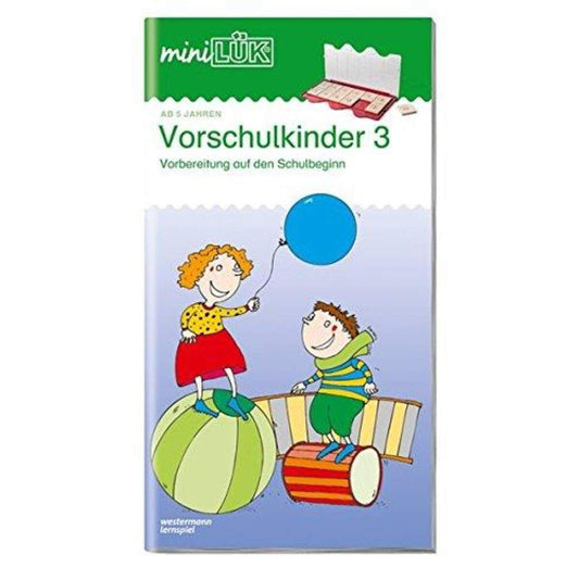 Westermann miniLÜK Vorschulkinder 3 - Vorbereitung Schulbeginn