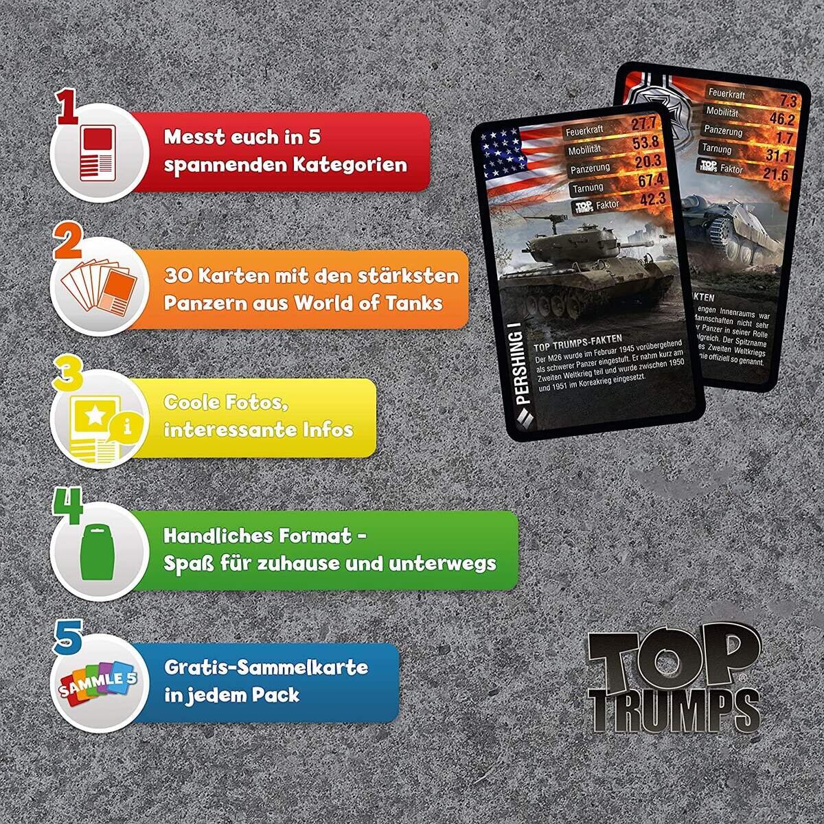 Winning Moves Top Trumps World of Tanks - Panzer