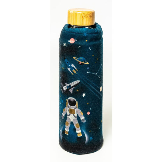 Xanadoo Glas Trinkflasche Astronaut, 500 ml