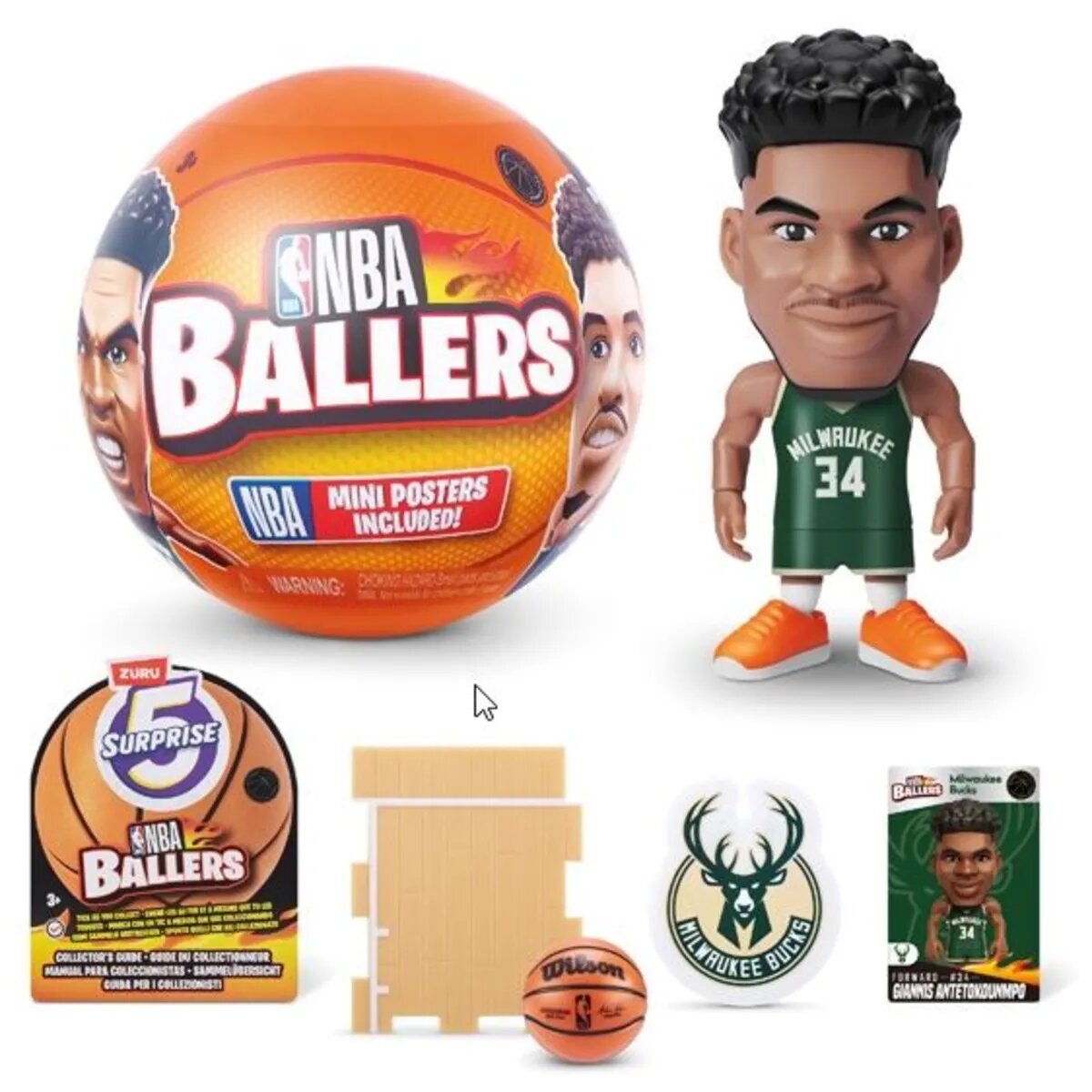 Zuru 5 Surprise NBA Ballers Capsule, 1 Stück, sortiert