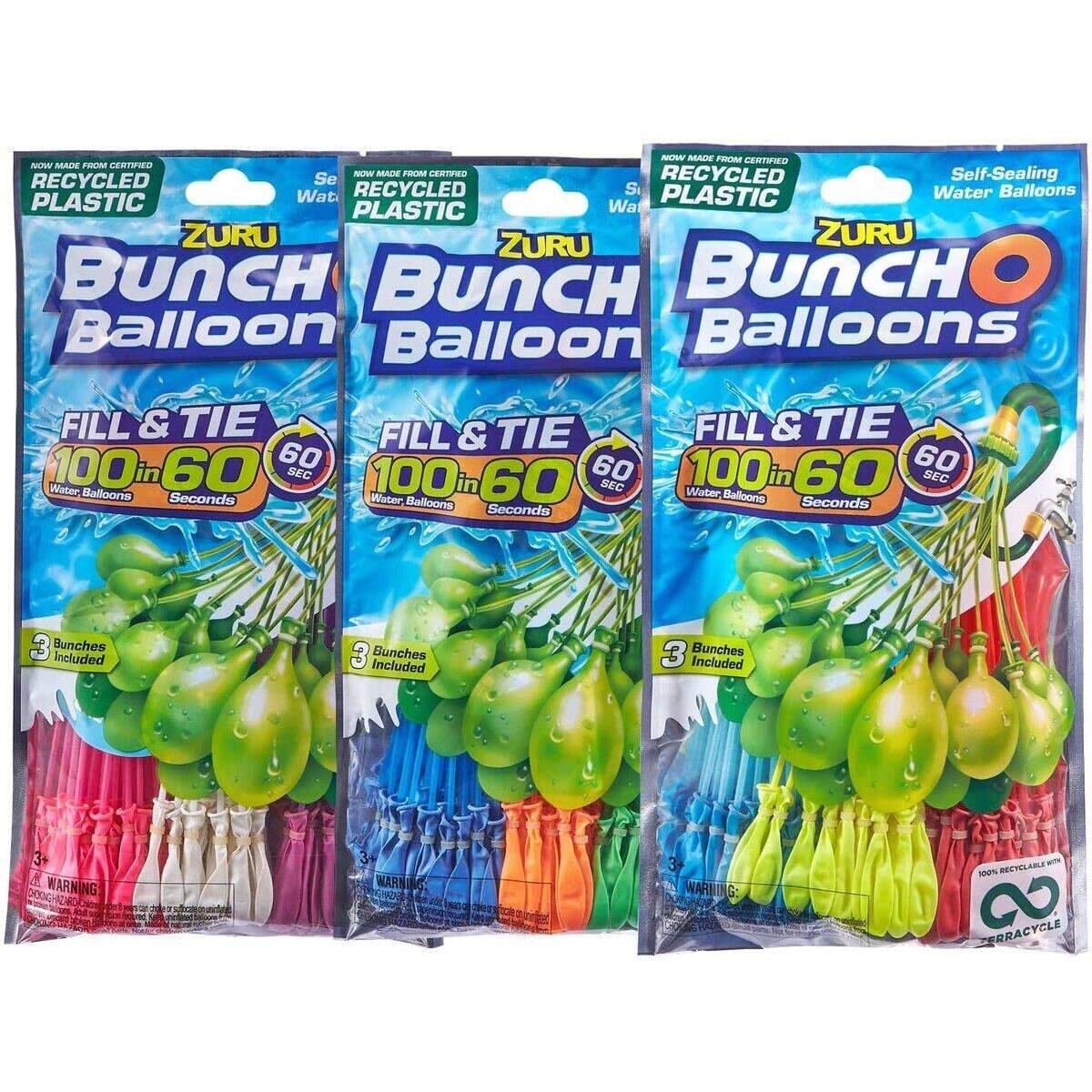 Zuru Bunch o Balloons, 100 Wasserbomben selbst verschließend, sortiert