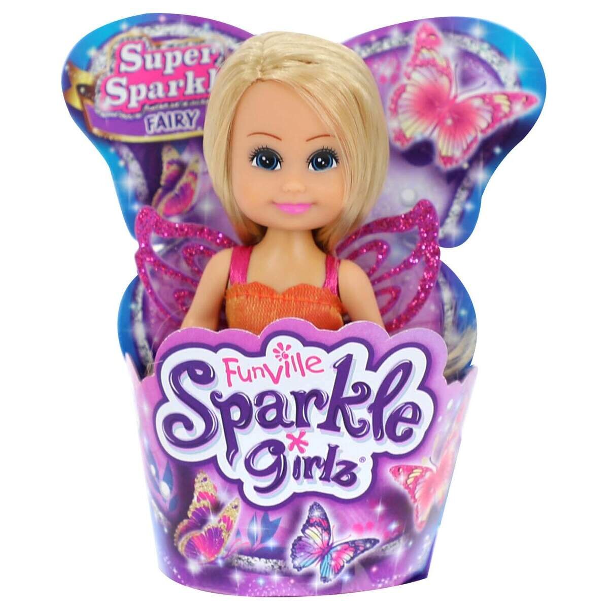 Zuru Puppe Sparkle Girlz Schmetterlings Fee, 1 Stück, 4-fach sortiert