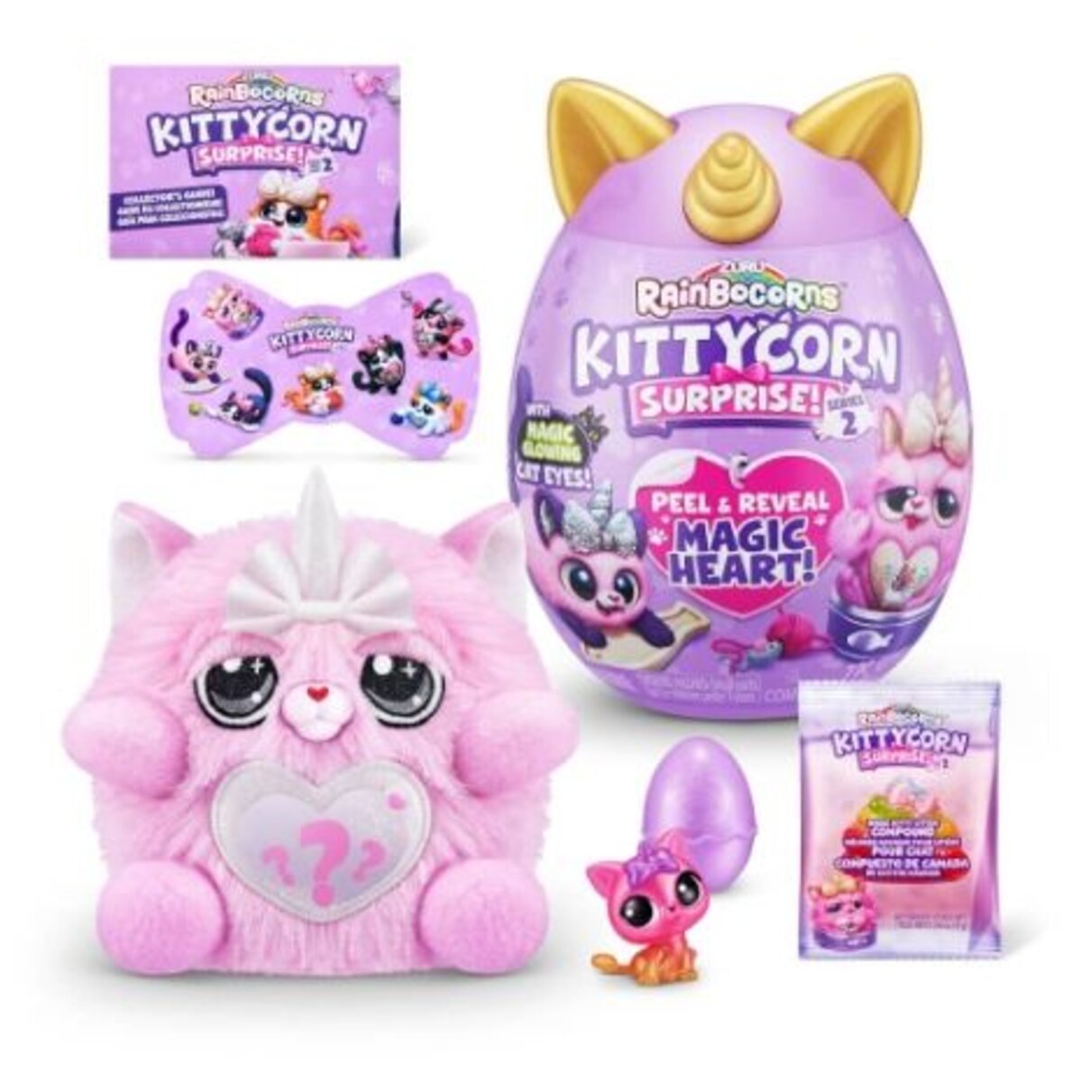 Zuru Rainbocorns Kittycorn Suprise Peel & Reveal Magic Heart, 1 Stück, sortiert