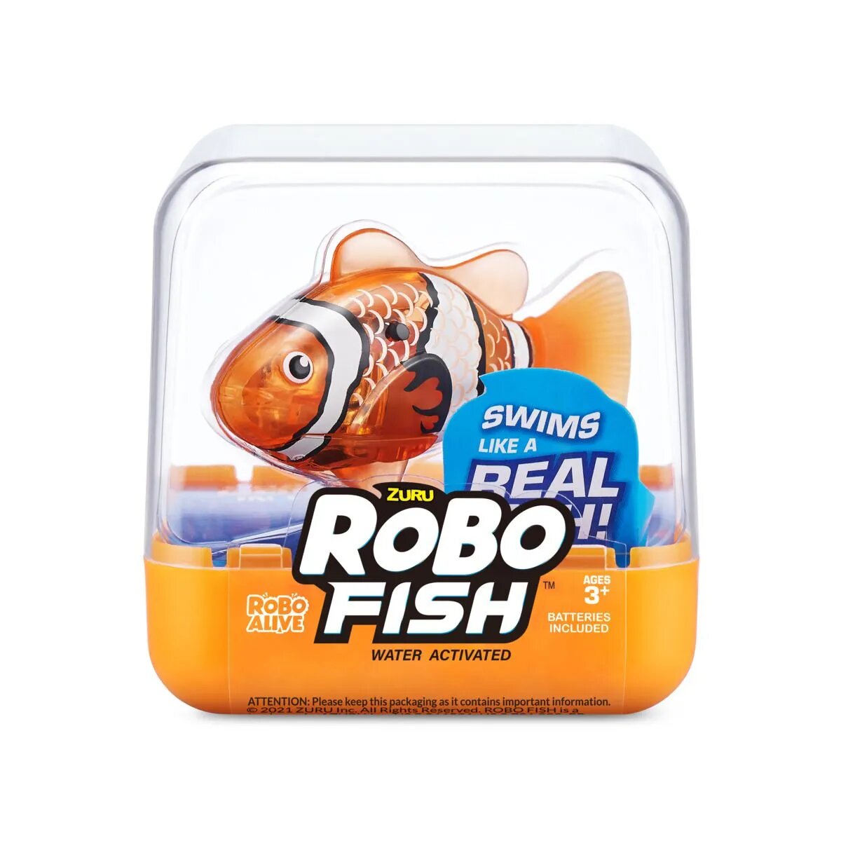 Zuru Robo Alive Robo Fish Serie 3, 1 Stück, 6-fach sortiert