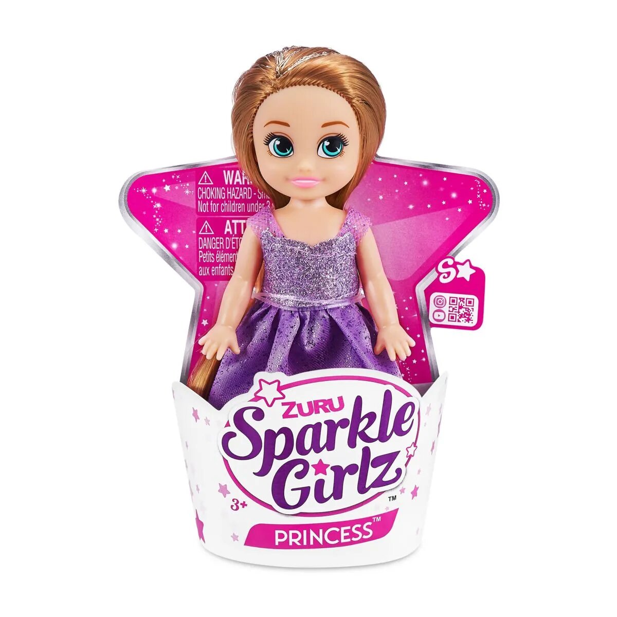 Zuru Sparkle Girlz Serie 2  Princess Cupcake 12cm, 1 Stück, 3-fach sotiert