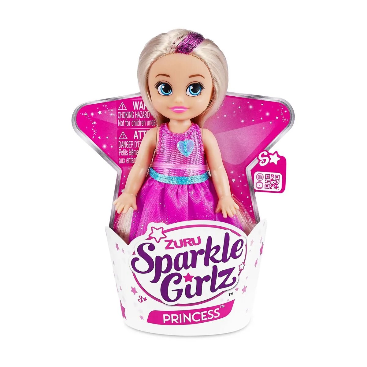 Zuru Sparkle Girlz Serie 2  Princess Cupcake 12cm, 1 Stück, 3-fach sotiert