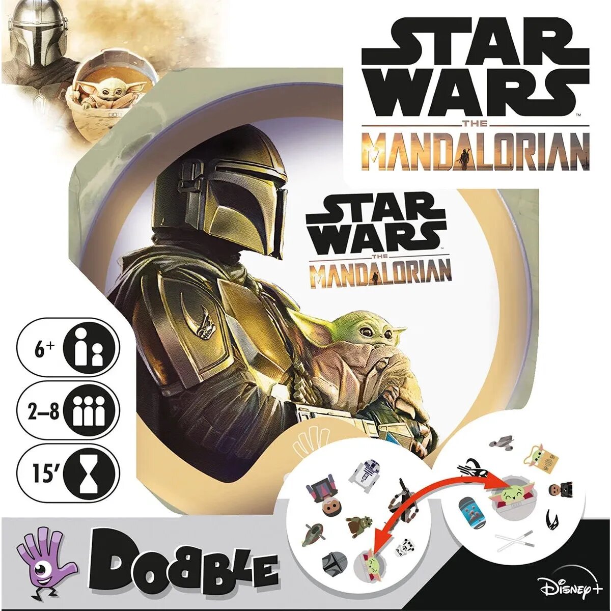 Asmodee Zygomatic Dobble Star Wars The Mandalorian